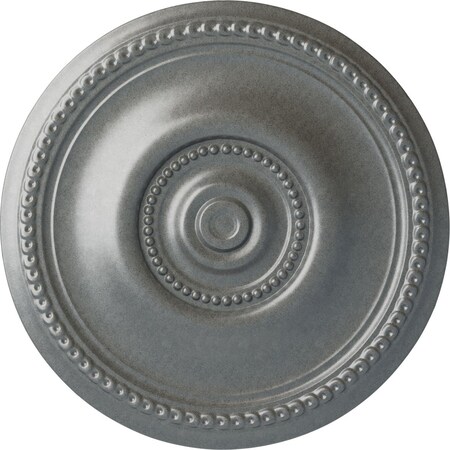Ekena Millwork Raynor Ceiling Medallion (Fits Canopies up to 6"), Hand-Painted Platinum, 20 5/8"OD x 1 3/8"P CM20BEPLS